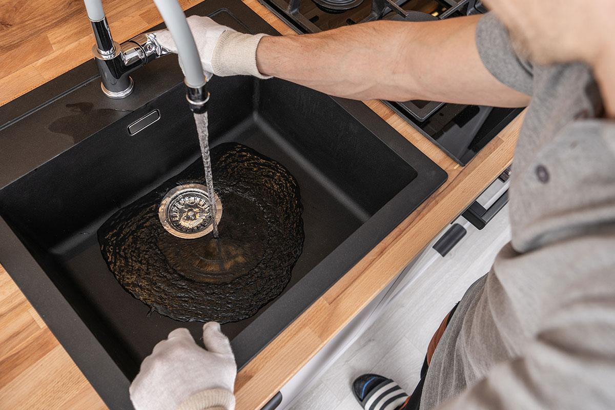 maintaining sinks and drains